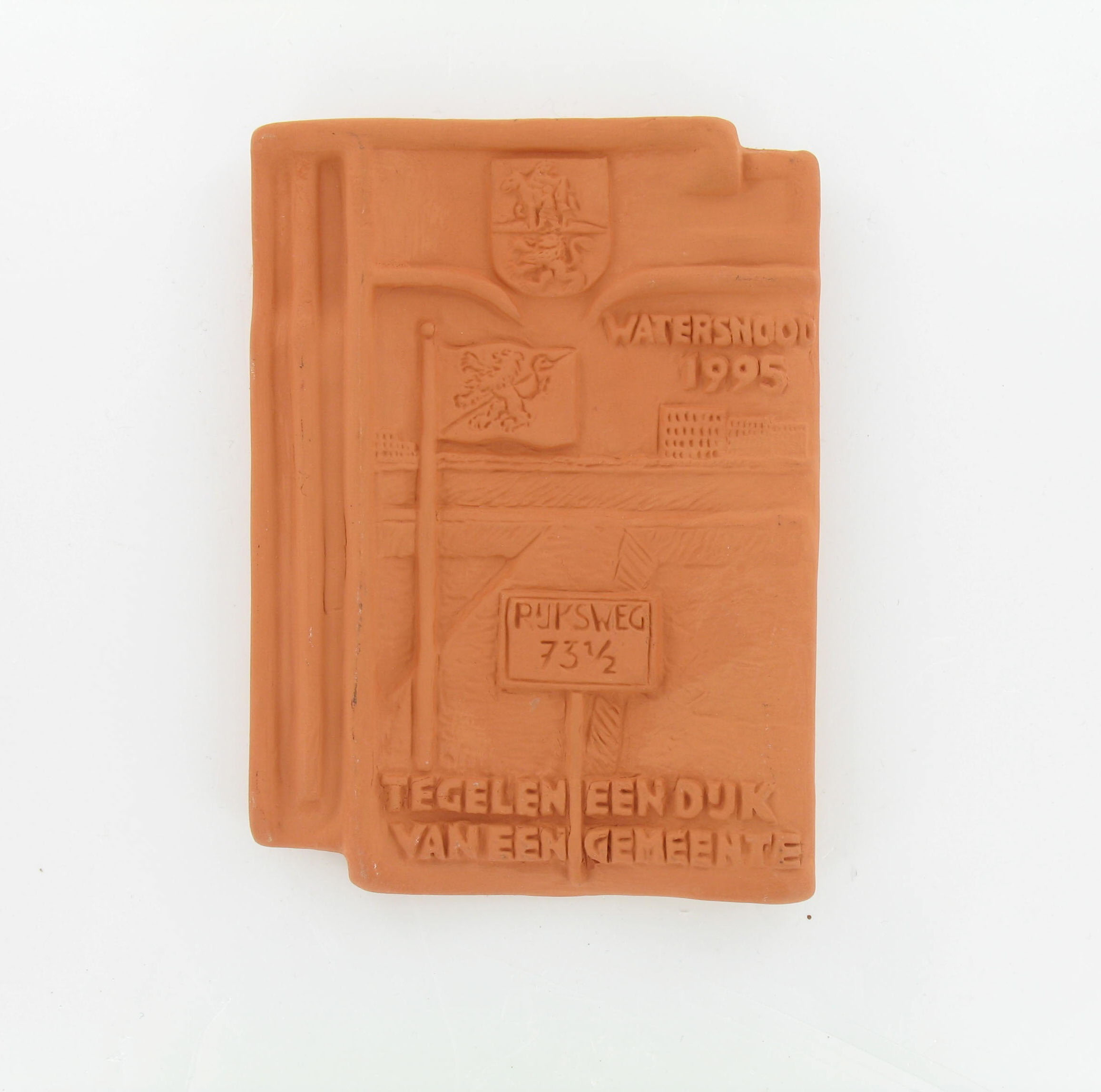 Watersnood 1995. Tegelen, een dijk van een gemeente