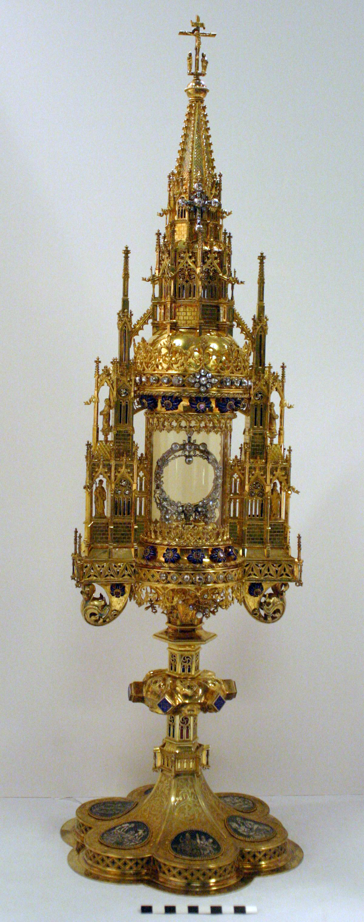 Neogotische monstrans, Sint-Martinuskerk, 1893