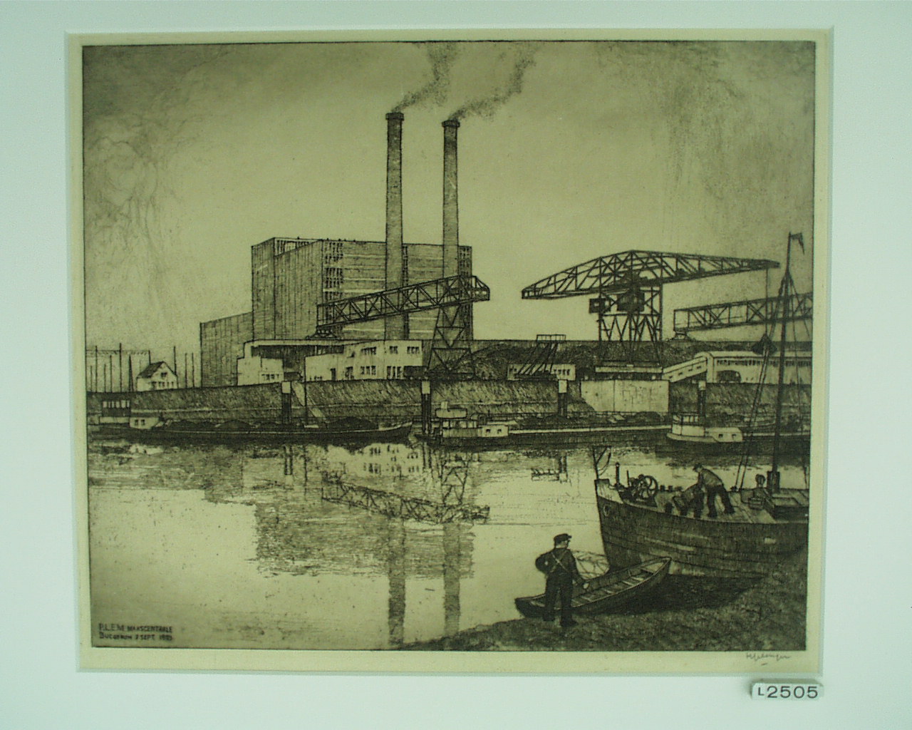 P.L.E.M. Maascentrale, Buggenum 7 september 1955